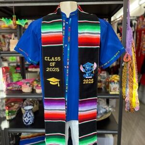 Graduation Class 2025 Mexican sash /stole stitch